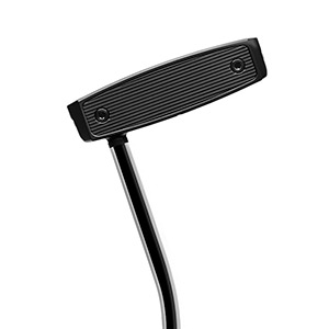 The Mini Gunboat utilizes a single-bend shaft to create a full-shaft offset and a face-balanced hang angle. This putter is best suited for players with a straight-back-straight-through putting stroke.